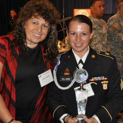 Sgt. Sherri Jo Gallagher and her mother