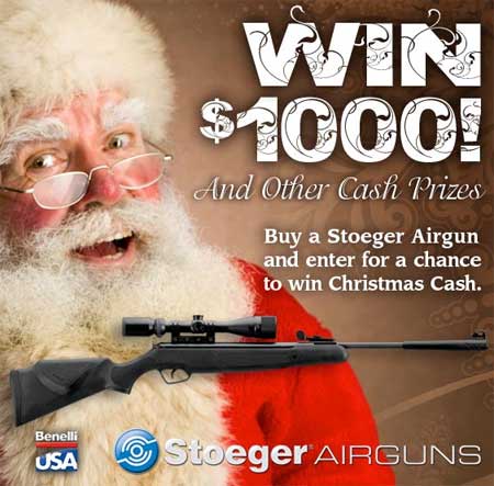 Stoeger Airguns Christmas Cash Give-Away