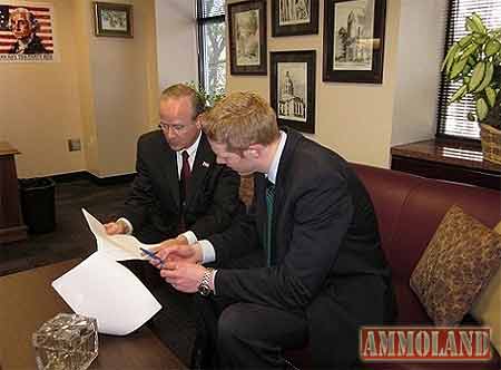 Patrick Parsons Meets with Representative Franklin