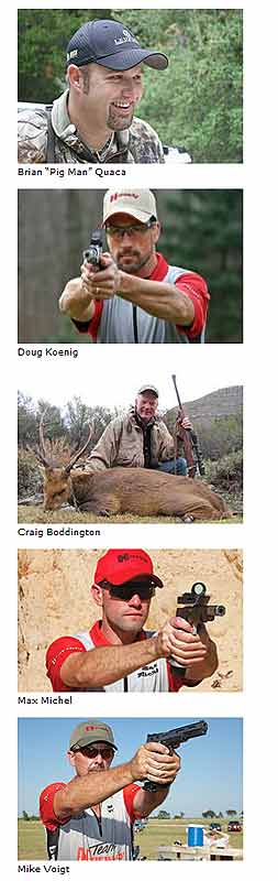 Hornady Outdoor Celebrities & Sponsored Shooters