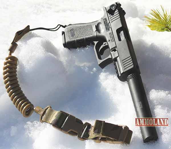 ISSC-Austria M22 range pistol with GEMTECH suppressor.