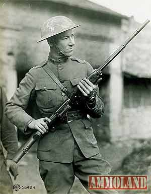 John M Browning son Val with the BAR in France during WW I