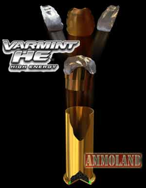 Winchester Varmint HE 3-1 Segmenting Bullet Ammunition