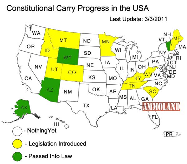 Constitutional Carry State Map