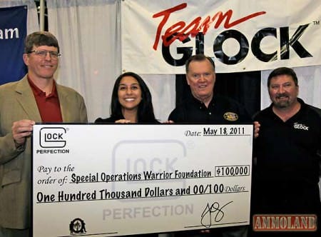 Glock Pistols Reaches $600,000 In Donations To The Special Operations Warrior Foundation