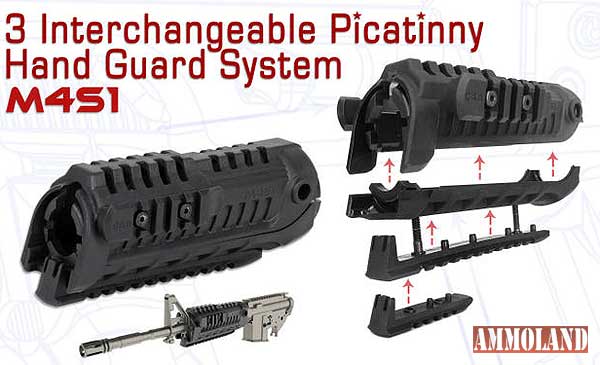 EMA Tactical's 3 Interchangeable Hand Guard System EMA Tactical's 3 Interchangeable Hand Guard System