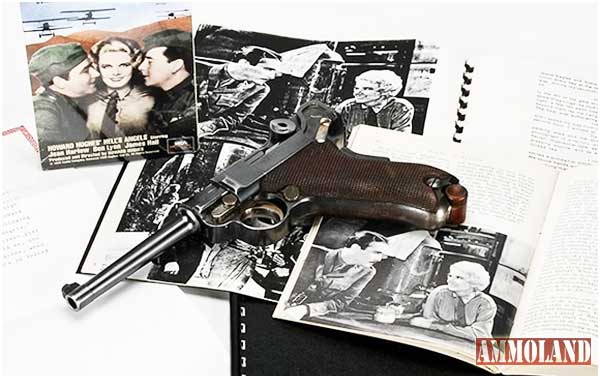 Howard Hughes Hell’s Angels Luger Pistol