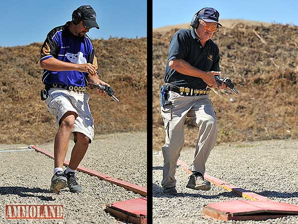 Jerry Miculek (R) and Rich Wolfe (L)