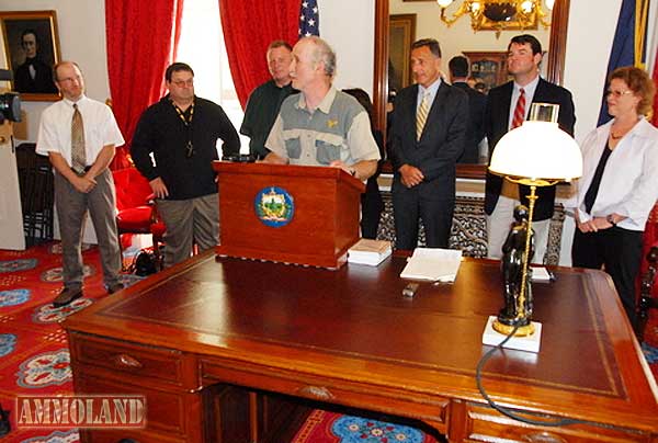 Orion Executive Director Eric Nuse speaking at the State House Orion Executive Director Eric Nuse speaking at the State House