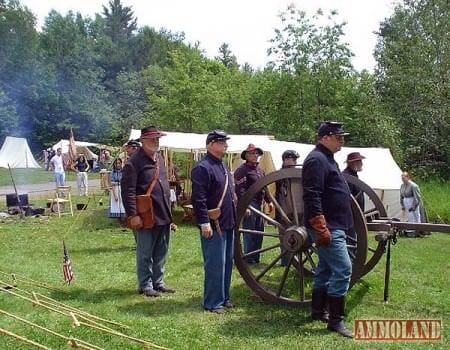 Civil War Artillery Encampment