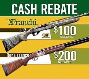 Franchi Shotgun Cash Rebate EXTENDED