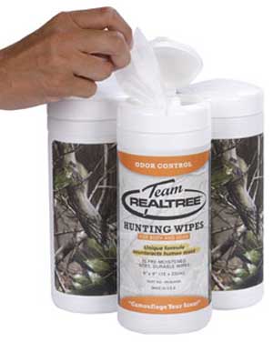 Team Realtree Hunting Wipes