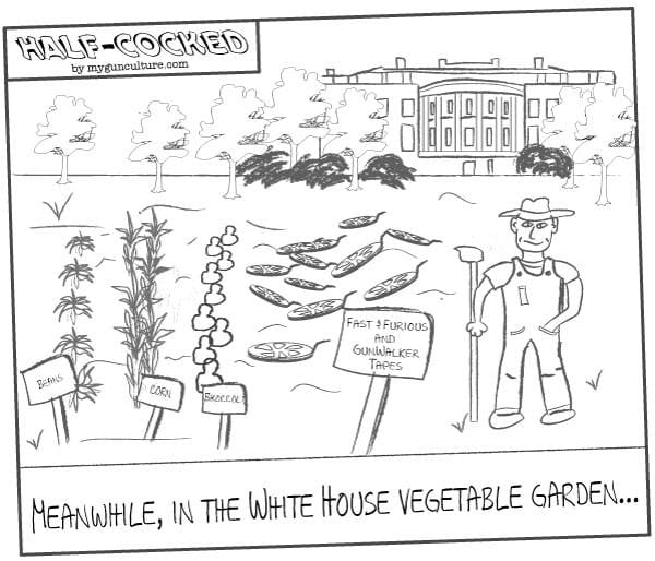 Meanwhile in the White House garden...