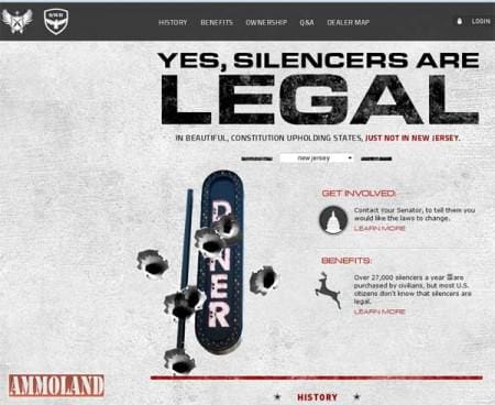 Silencerco Launches Official Website For 'Silencers Are Legal'