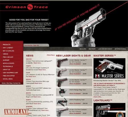 Crimson Trace Website