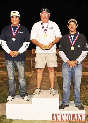 L-R: Zachary Kienbaum, runner-up; Bill McGuire, champion; Anthony Matarese, 3rd