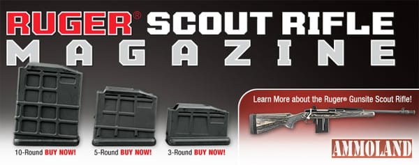 Ruger Gunsite Scout Rifle Polymer Magazines