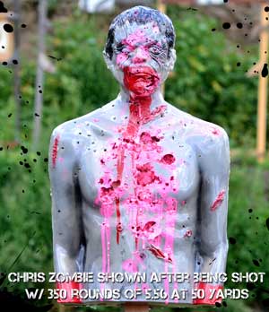 Bleeding Zombies Tactical Mannequin Targets