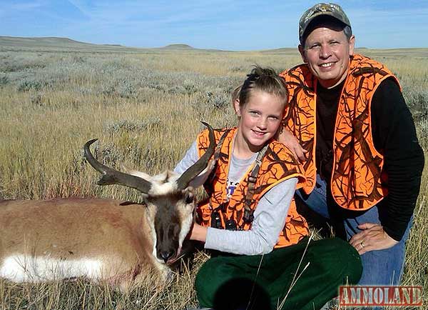 Steve Daines and daughter Caroline in Eastern MT