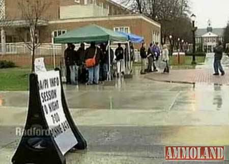 Virginia Citizens Defense League Radford University Protest