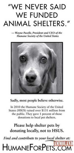 Ad exposes the HSUS as a fraud
