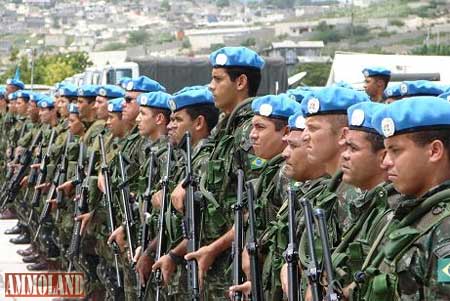 Heavily Armed United Nation "Peace Keepers"