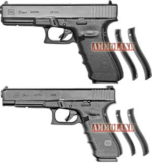 Glock Gen4 G21 and G34 Pistols