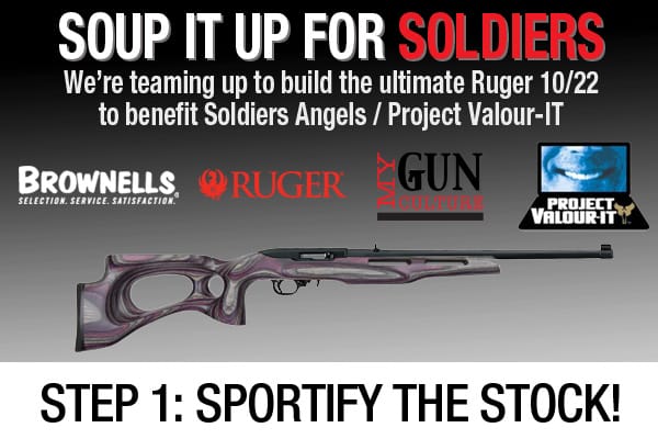 Soup It Up For Soldiers - Step 1: Ruger 10/22 Stock Upgrade