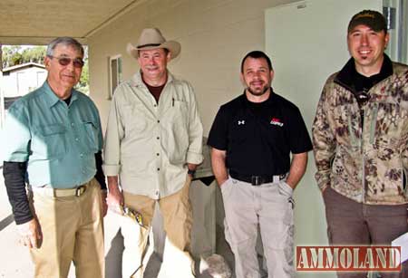 L to R: Buz Mills, Richard Mann, Tim O’Connor and Justin Moore. Photo courtesy of Andre’ M. Dall’au