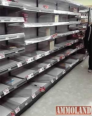 Empty Ammunition Shelves