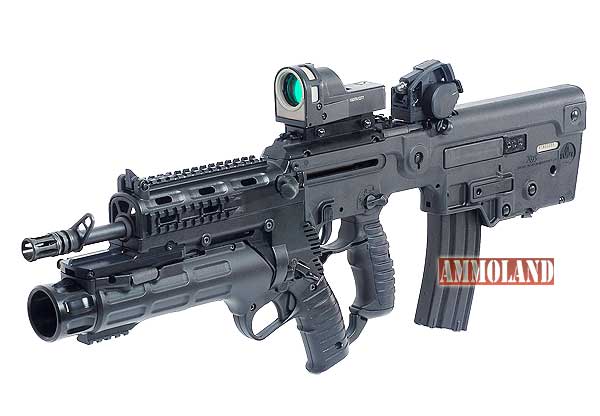 IWI X95 L 5.56mm with IWI GL 40S Grenade Launcher, MEPRO 21 Reflex Sight and Meprolight Grenade Launcher Sight (GLS)