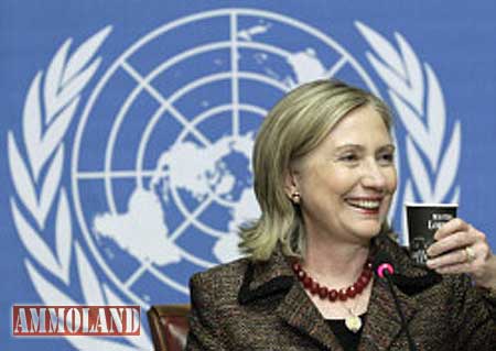 Hillary Smiling at the United Nations