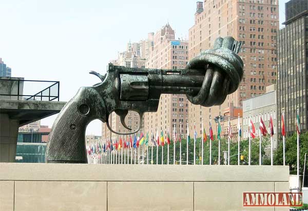 United Nations Monument to Gun Control in NYC