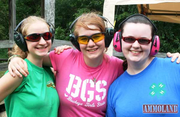 Young ladies at 4H Shooting Education Camp