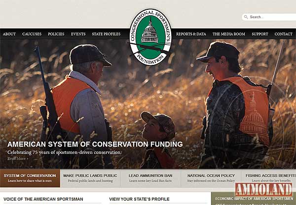 Congressional Sportsmen's Foundation New Website