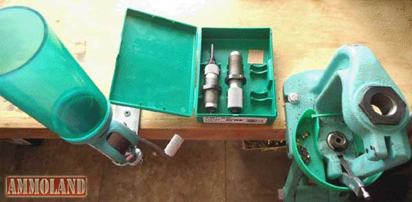 dies,-powder-measure-and-reloading-press Set Of Dies, Powder Measure and a Reloading Press