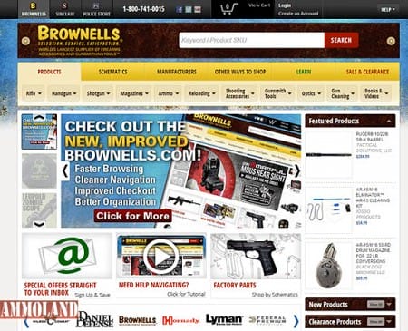 Brownells Unveils New Website