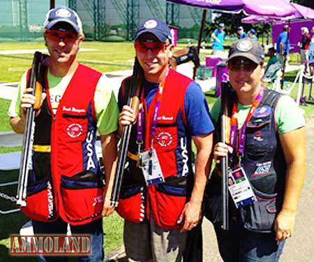 Skeet shooters Frank Thompson, Vincent Hancock and Kim Rhode represented Team USA at the 2012 Olympic Games.