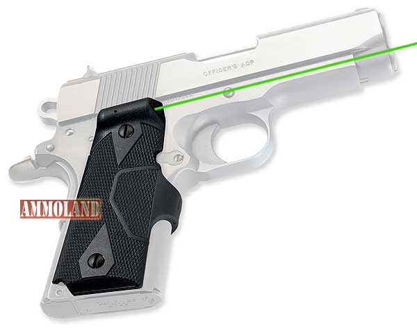 LG-404G Front Activation Green Lasergrips for 1911 Compact