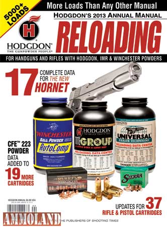 Hodgdon 2013 Annual Reloading Manual