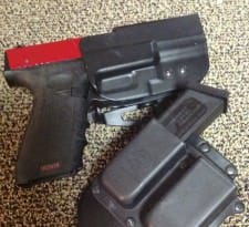 The SIRT fit all of our Glock holsters and magazine carriers