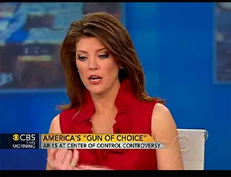 When CBS Guest Says Ar-15 Norah O'donnell Hears 'Full-Auto'