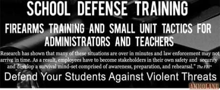 School Defense Firearms Training & Small Unit Tactics For School Administrators or Teachers