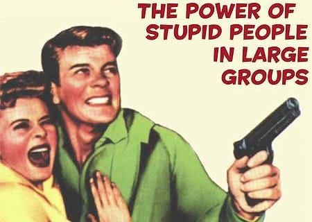 Never Underestimate The Power Of Stupid People In Large Groups