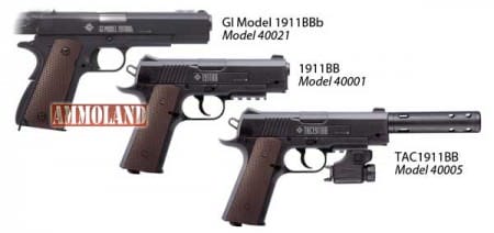 Crosman 1911-Style BB Pistols