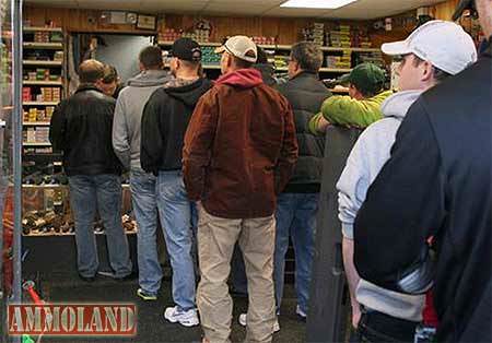 Long Lines at Gun Shops