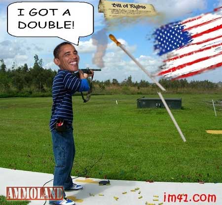 Obama Skeet Shooting - Fake