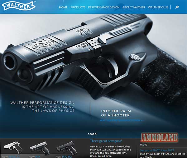 Walther Launches New Website For Walther Products