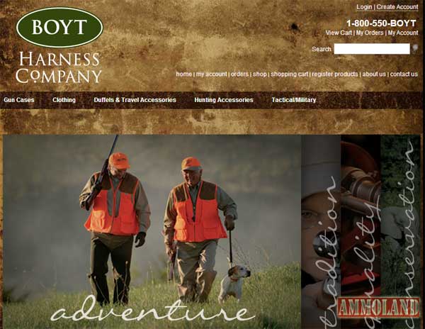Boyt Harness Company Screenshot Boyt Harness Company Screenshot