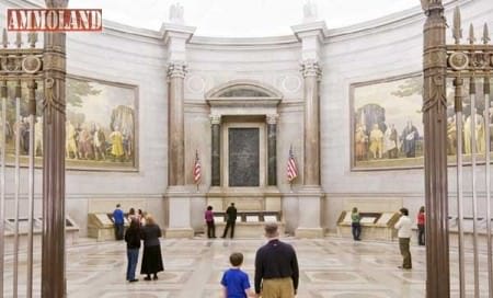 Inside the Rotunda for the Charters of Freedom